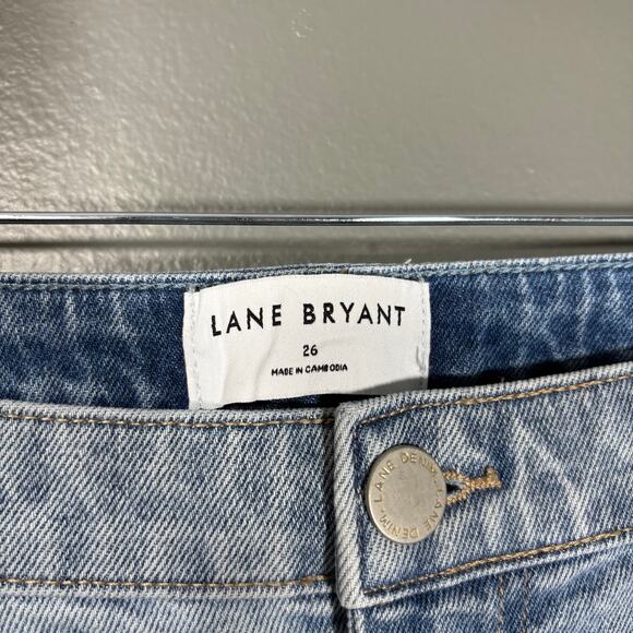 Lane Bryant NWT Coquette Embroidered Boyfriend Capri Jeans - 26 - Women's Plus - Picture 6 of 10